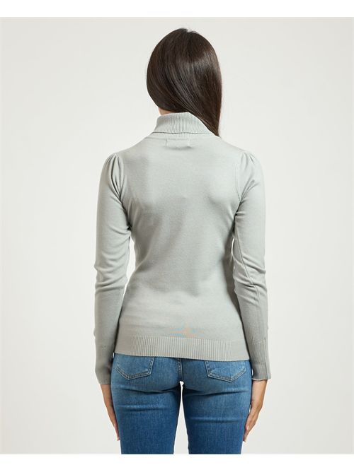 Dolcevita donna Yes Zee con maniche a sbuffo YES ZEE | M038-RU000819